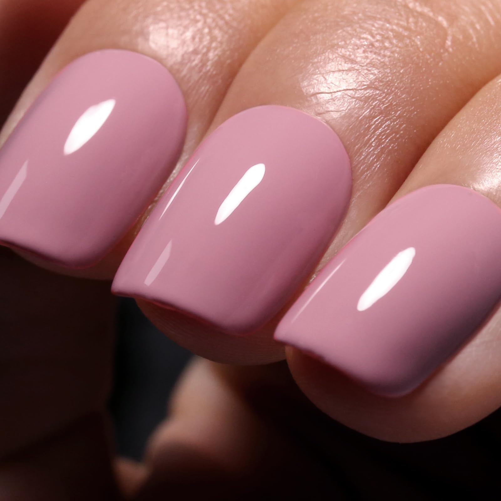 Gel Polish,1 Pcs 15ml Mauve Pink Gel Nail Polish Autumn Winter Soak off LED UV Gel Nail Polish Art Starter Manicure Salon DIY Nail Gel Polish at Home for Girl Women