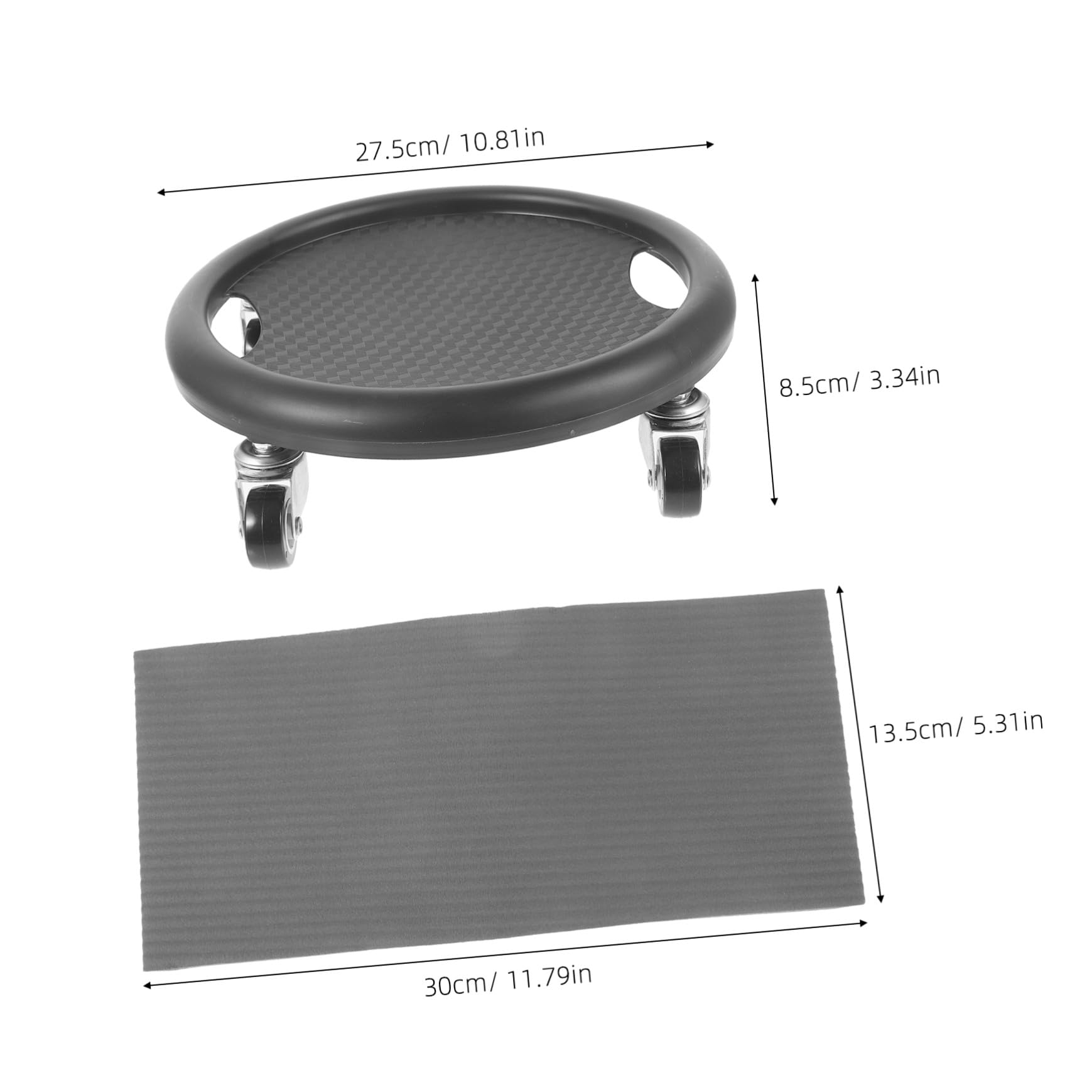 Disco Deslizante de Fitness Silencioso para Abdomen, 1 Juego