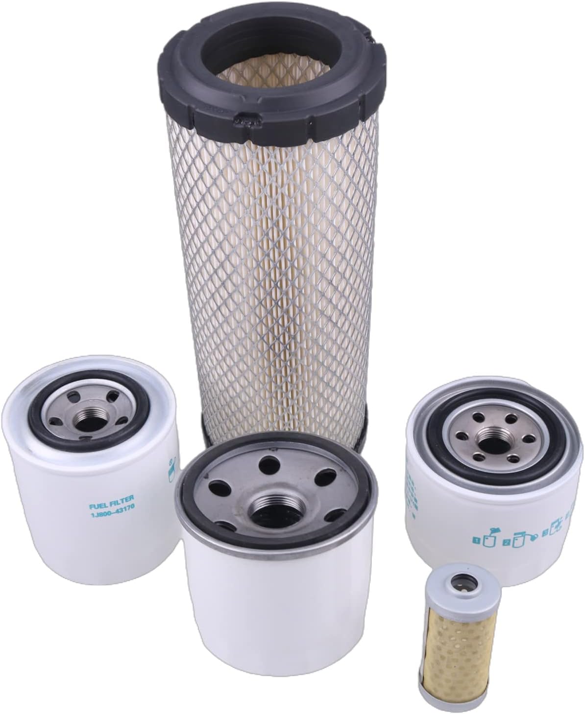 Solarhome Filter Kit Compatible with Kubota L3301 & L3901 w/D1803 Engine