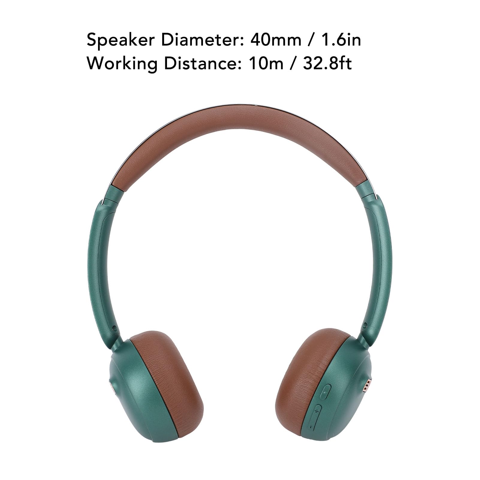 Casque sans Fil Supra-auriculaire, Bluetooth 5.4 ANC 50H (Green)
