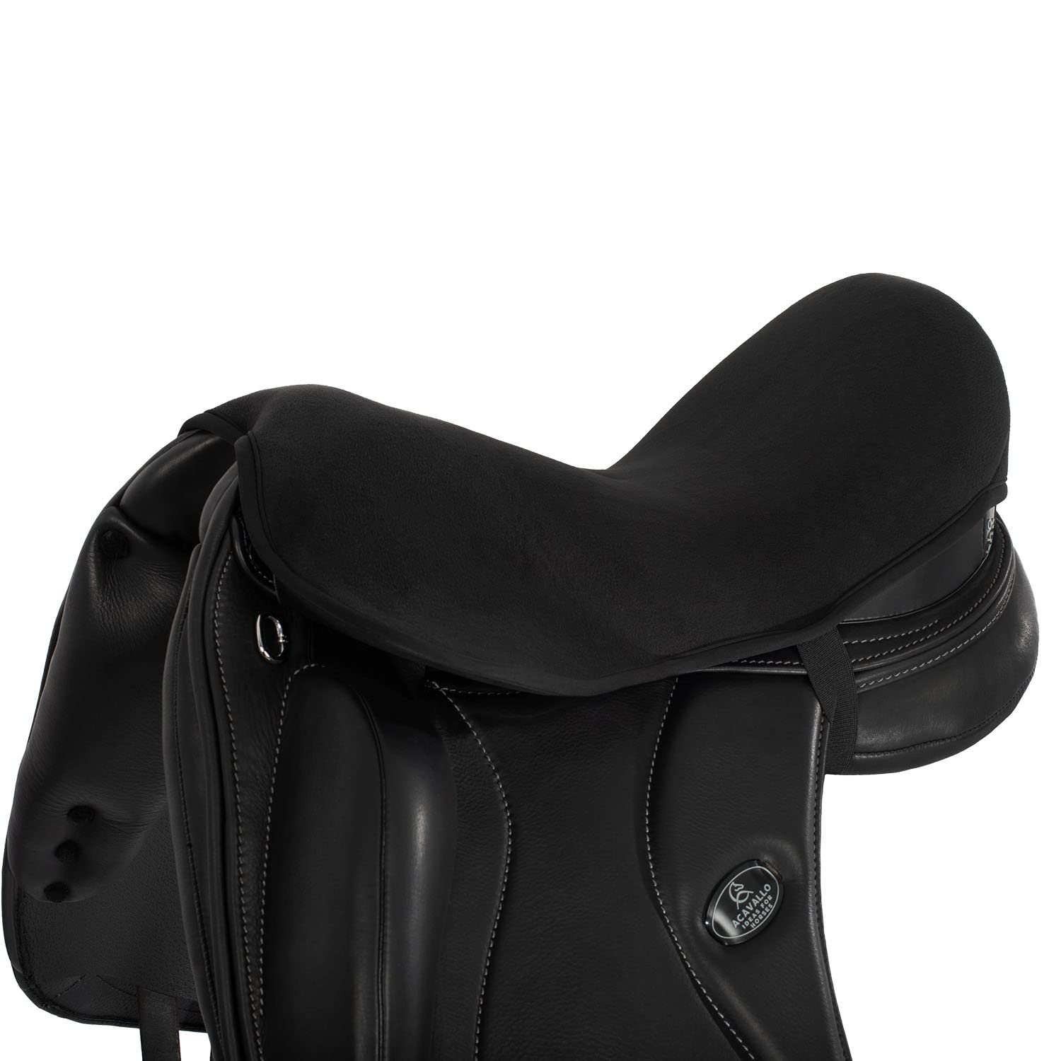 Acavallo Gelpolster Dressursattel Dri-Lex 10 mm schwarz L 17.5-18"
