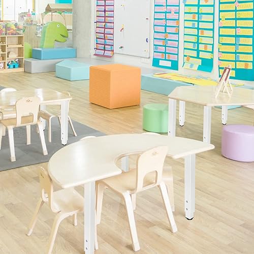 Miniatura 5 de QLLY Patas de mesa cuadradas ajustables, 24-40 pulgadas, 23.6-39.4 in, patas de mesa personalizadas para oficina en casa, juego de patas para