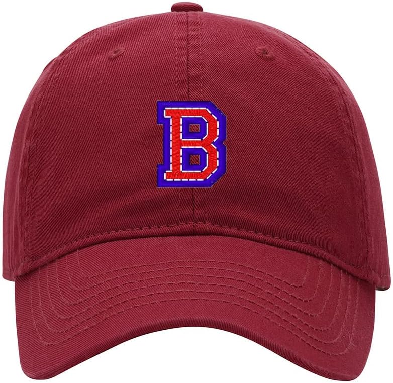 Baseball Cap Men Design Letter B Embroidered Washed Cotton Dad Hat Baseball Caps