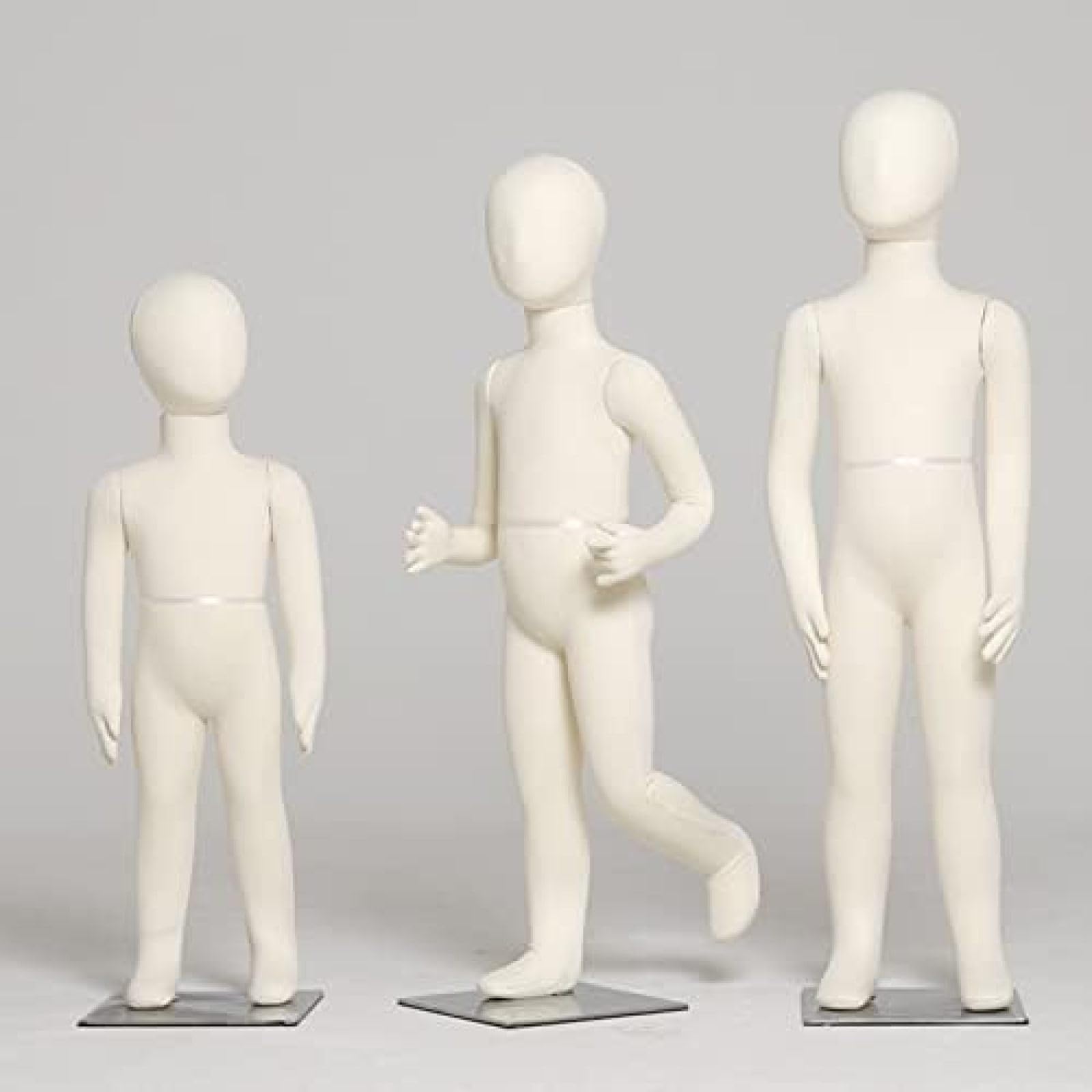 Manichino Bambino Per Vestiti | Display Per Negozi E Vetrine, Materiale PP Resistente - Foto 7