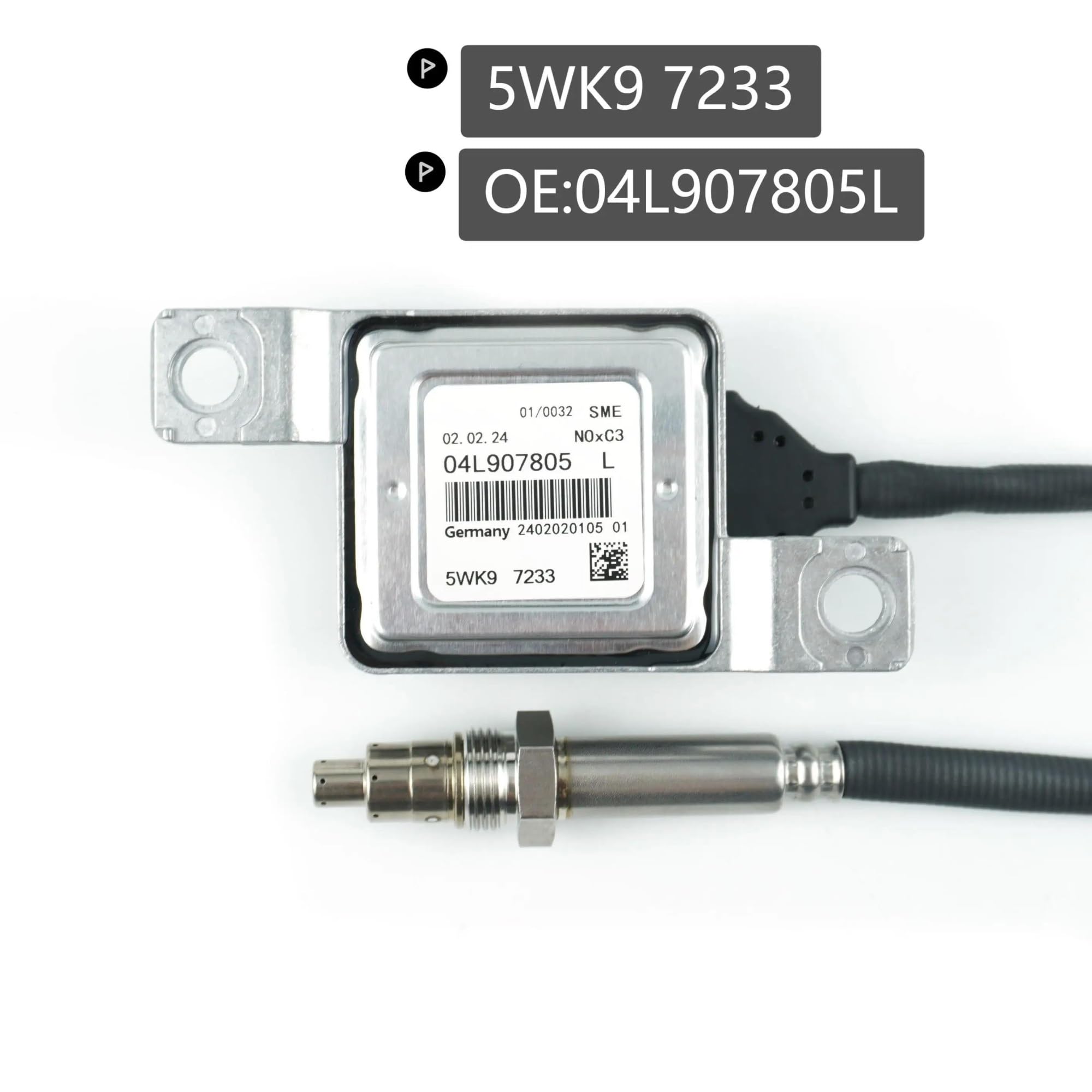 Sensor óxido Nitrógeno Sensor de óxido de nitrógeno 5WK97233 04L907805L 04L907805 NOX Sensor para Q3 Nox Sensor de óxido de nitrógeno Sensor nitrógeno