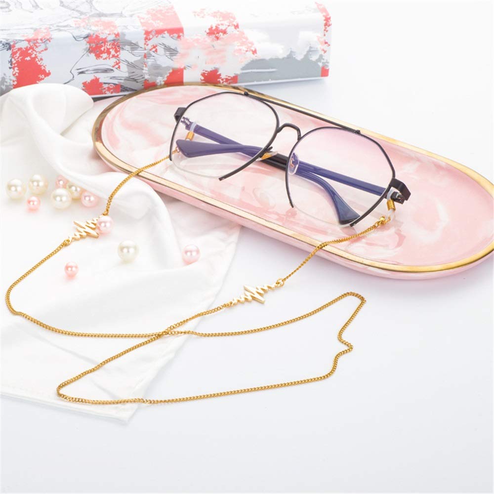 Catene per Occhiali Occhiali Da Donna Con Una Catena Corda Al Collo Catene Neve Versatile E Facile Trasportare Ed Usare per Donne Uomini