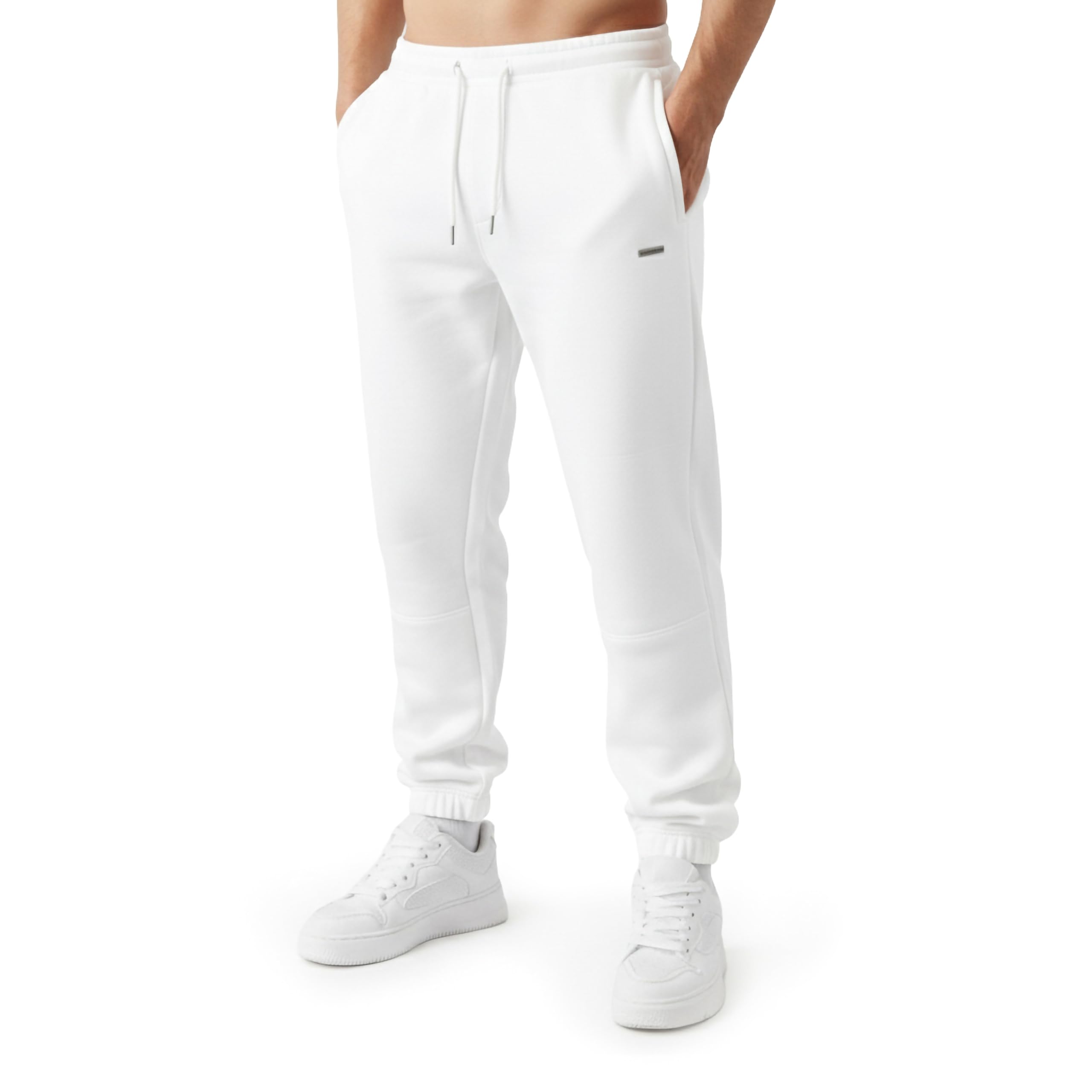SMILODOX Jogginghose Herren Cedrik – Oversize Sweathose mit Taschen, Kordelzug am Bund