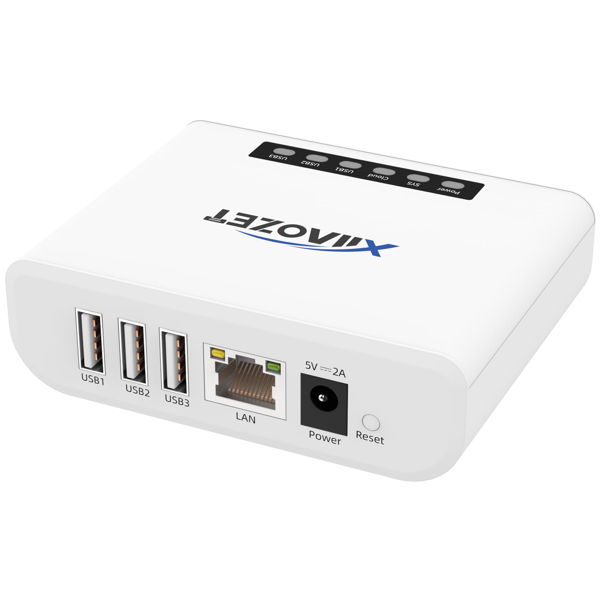 Xiiaozet ワイヤレスプリントサーバー｜3台USBプリンター同時接続｜スマホ＆PC印刷対応｜有線・Wi-Fi接続（2.4G/5G対応）｜LK300W