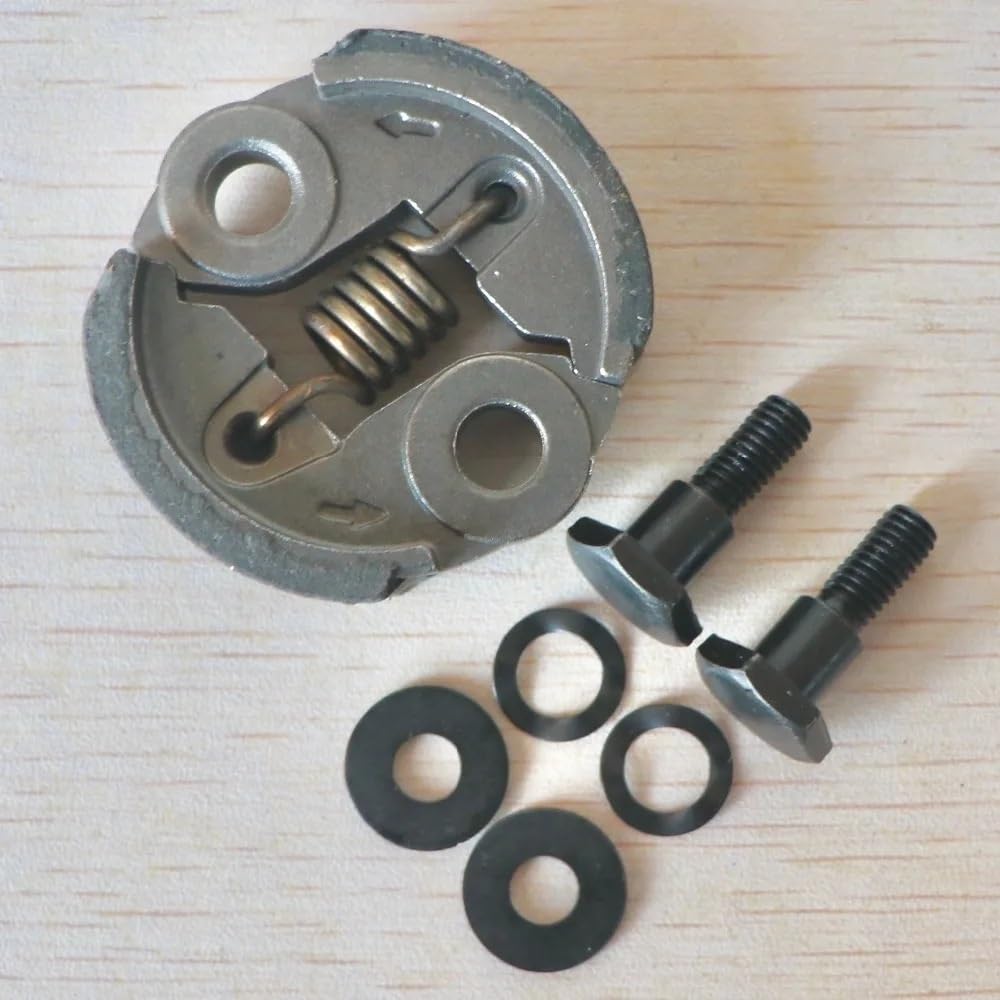 Clutch Set con Screws para 1E34F 2-Stroke Lawn Mower Replación Parte Equipo de energía Exterior