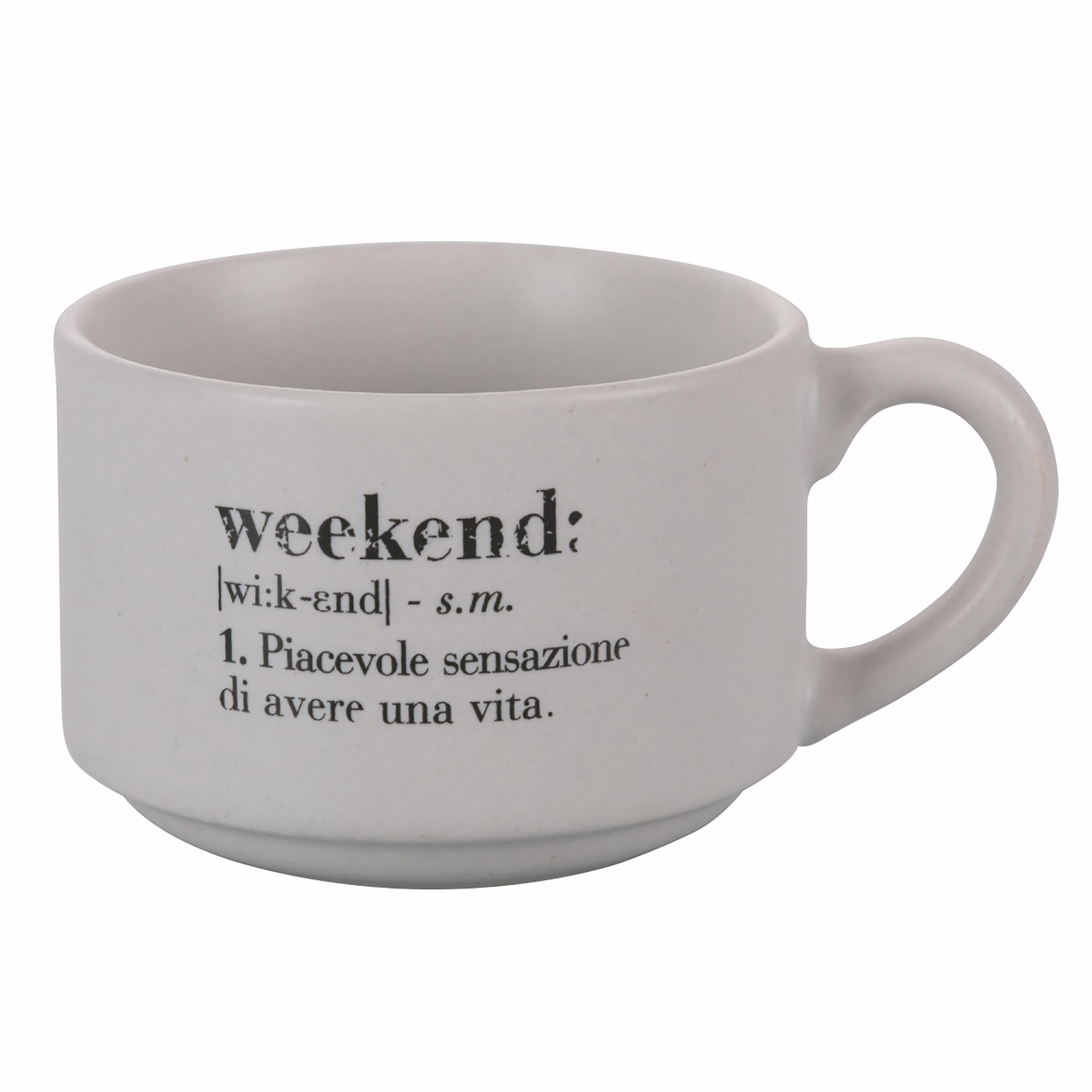 Villa d'Este Home Tivoli Set 6 tazzine caffè 90 ml porcellana con stand
