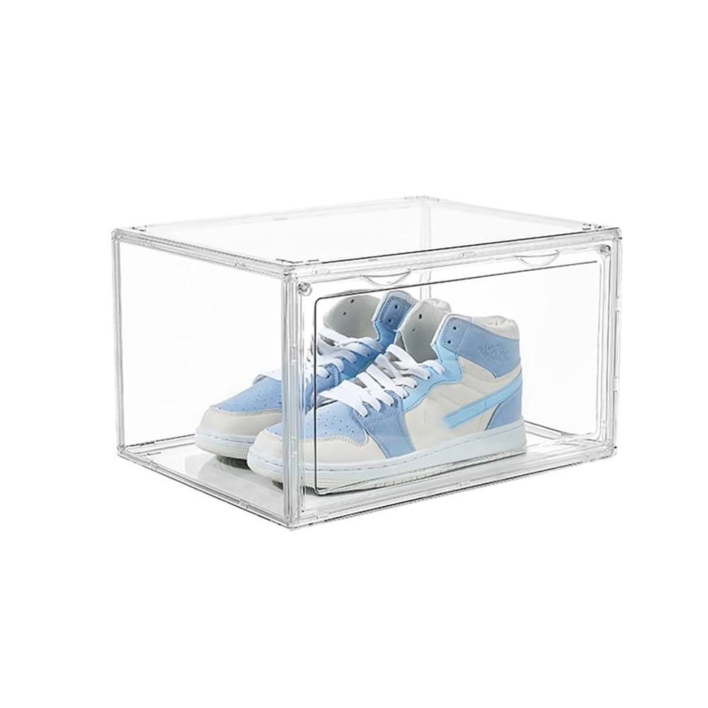 新品　スニーカーボックス 12個セット 磁石開閉扉　透明BOX 新品 スニーカーボックス 12個セット 磁石開閉扉 透明BOX