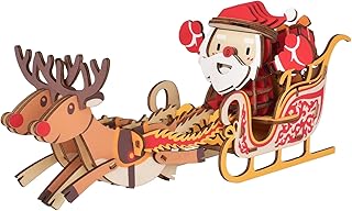 IFIYOOY 3D Wooden Puzzles for Adults and Kids Christmas Set Wood Building Kits, STEM Toys Crafts for Girls and Boys