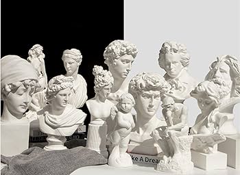 Amazon.co.jp: 石膏像 胸像 人物像 置物 デビッド像 石膏像風 レプリカ