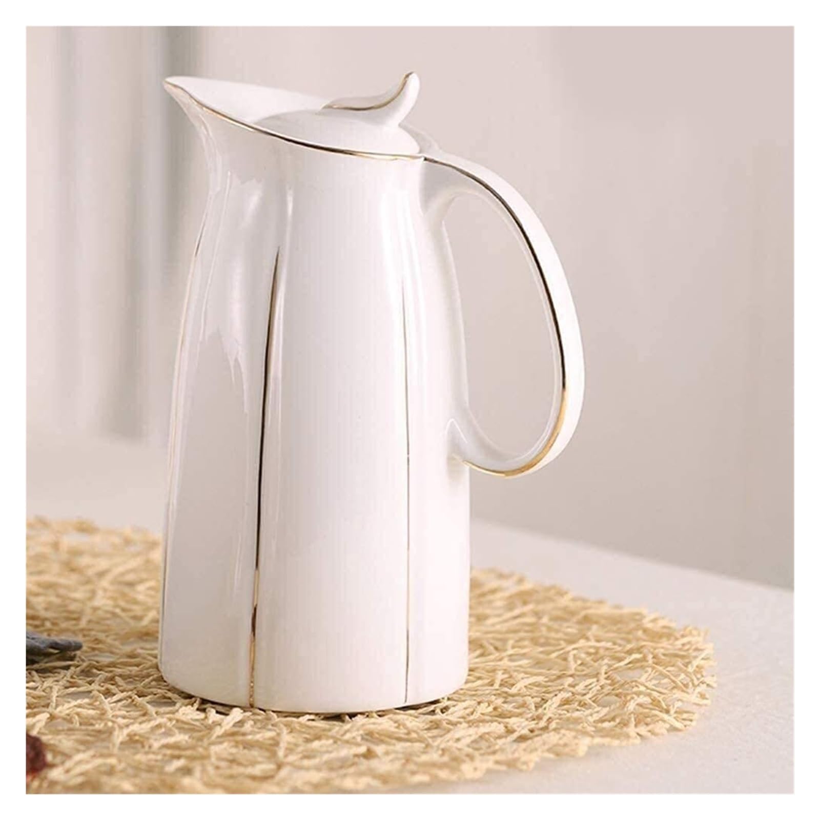 Dozownik oleju Ceramiczna butelka do kuchni, 1100 ml Butelka na olej Ceramiczna butelka na oliwę z oliwek/sos sojowy/ocet Butelki do przechowywania płynnych przypraw(B