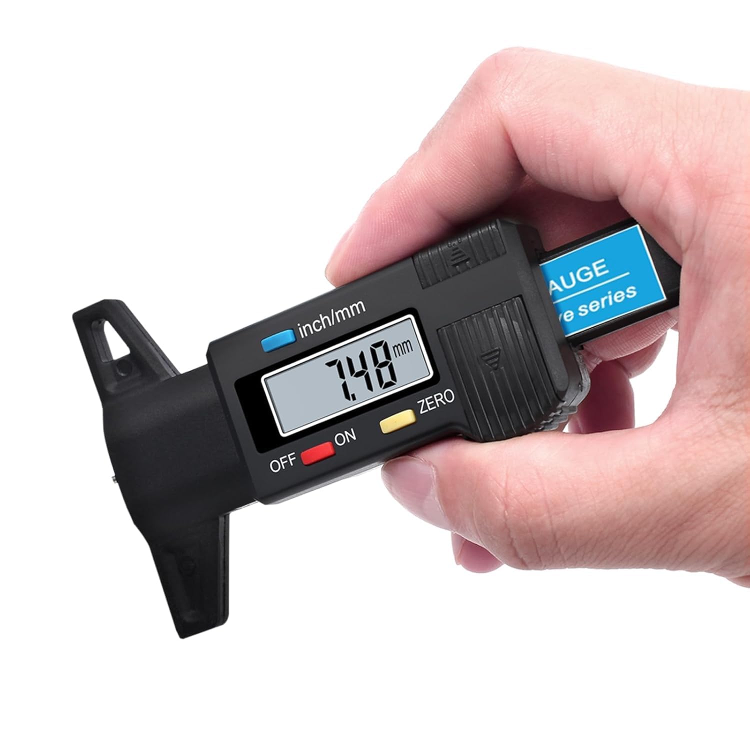 MAVOTANK Car 0-25.4mm Digital Tyre Tire Tread Depth Tester Gauge Meter Measurer Tool Caliper LCD Display Tpms Tire Monitoring System Metal Probe (Tire Gauge) - Image 7 thumbnail