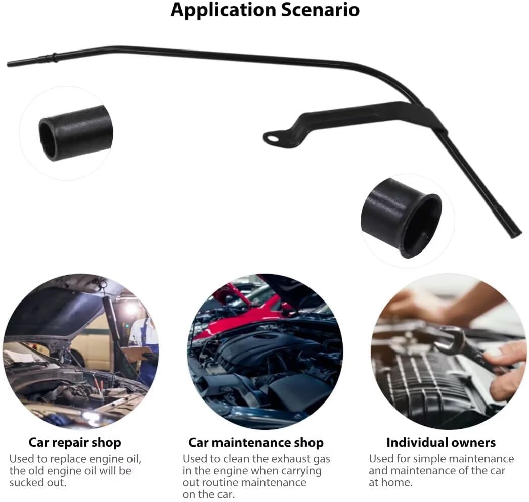 917303 Engine Oil Dipstick Tube Fit for 2007 G M C Sierra 1500 Classic V8 325 5.3L (5328cc),XSPANDER Updated