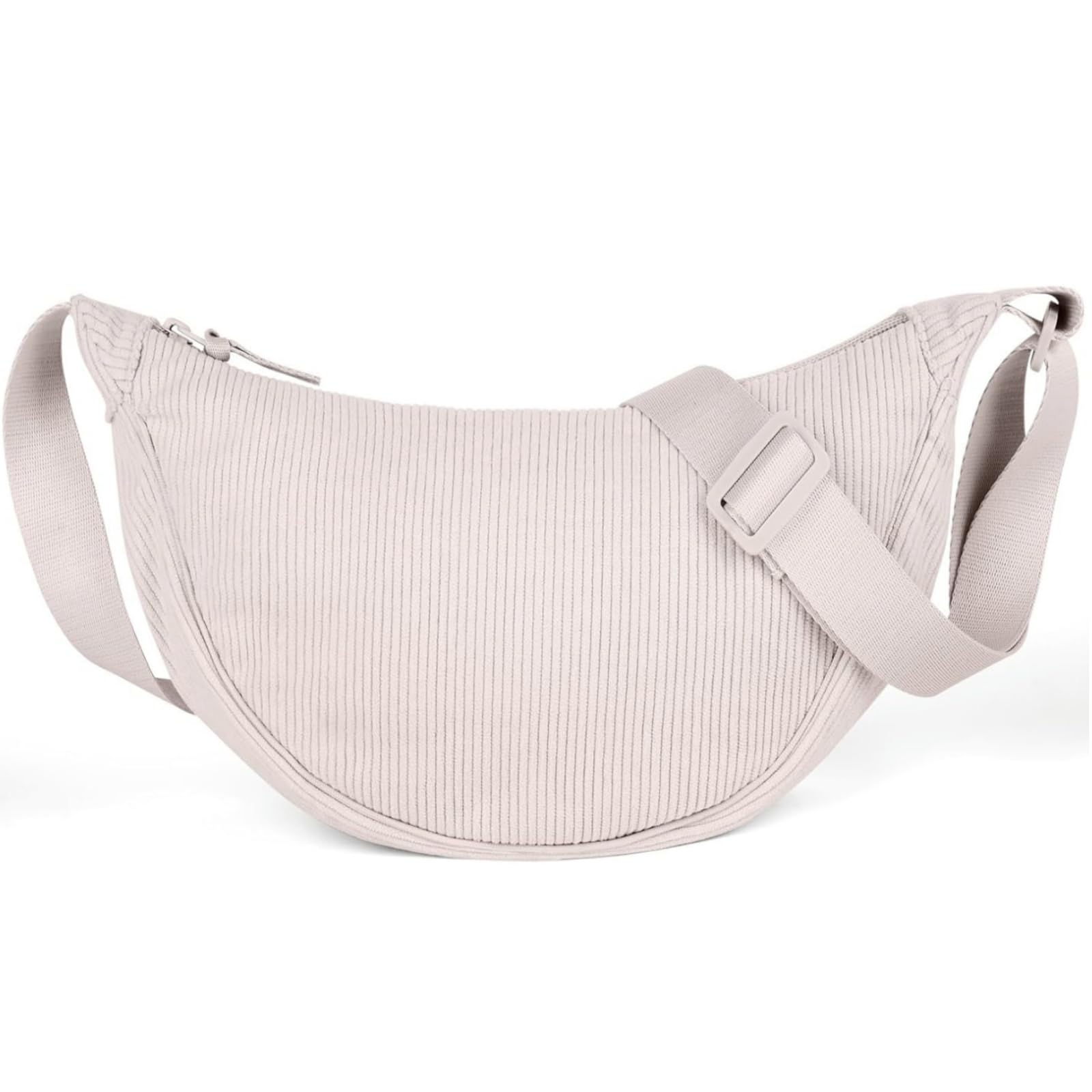 Aucuu Borsa a Tracolla in Nylon, Borsa a Tracolla a Mezzaluna da Donna, Borsa a Spalla con Tracolla Regolabile, Messenger Crossbody Bag per Shopping Viaggio