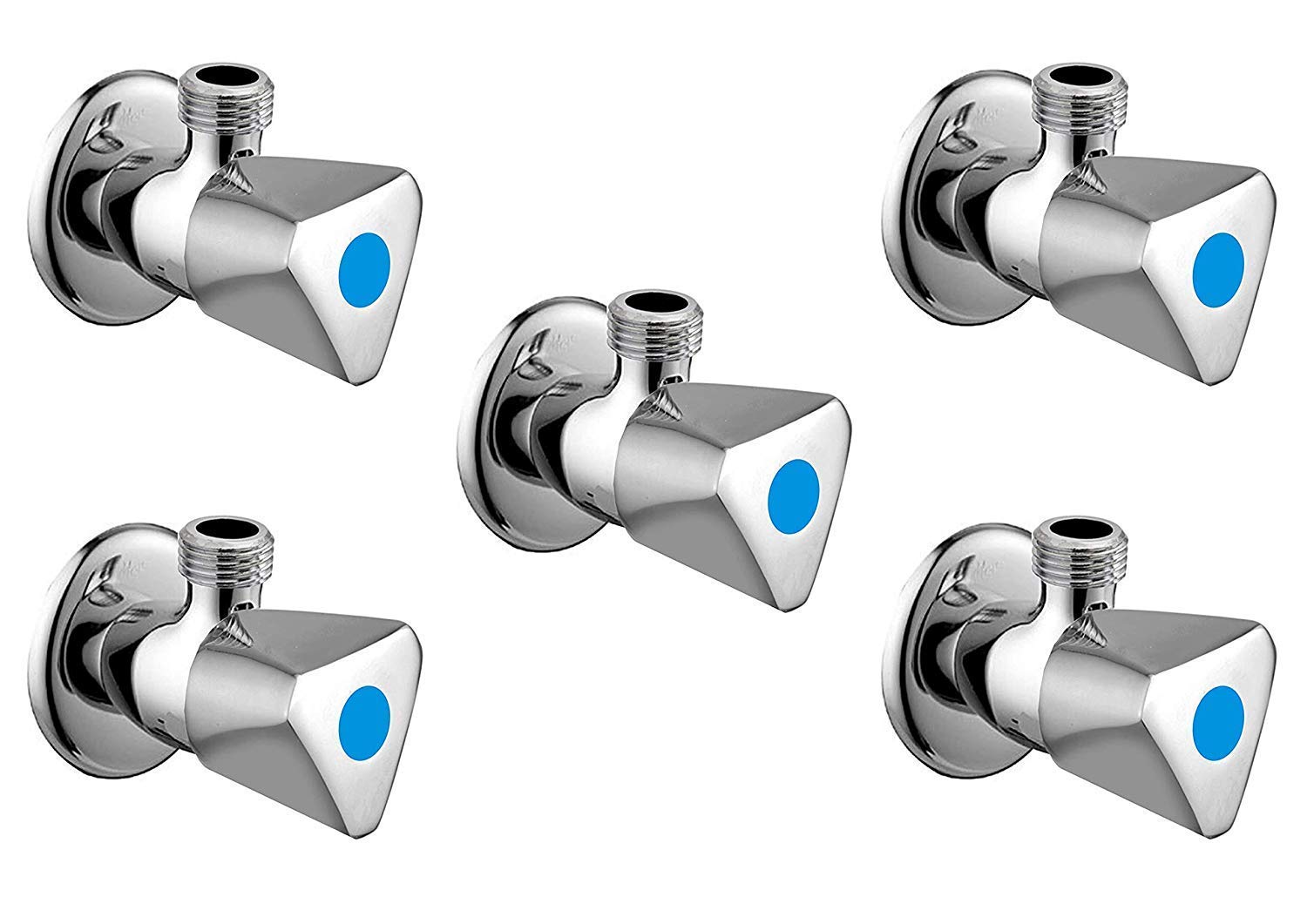 JAGGER Triangle Brass Disk Angle Cocke for Bathroom Angle Valve for Bathroom Angle Wall for Bathroom Angle Cocke for wash Basin Brass Angle Valve for wash Basin with Free Flange and Teflon Tape Set 5 (B08R6KWTGM) Amazon Price History, Amazon Price Tracker