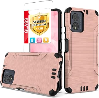 TJS for Boost Celero5G SC 2024 Phone Case Version Only Rose Gold