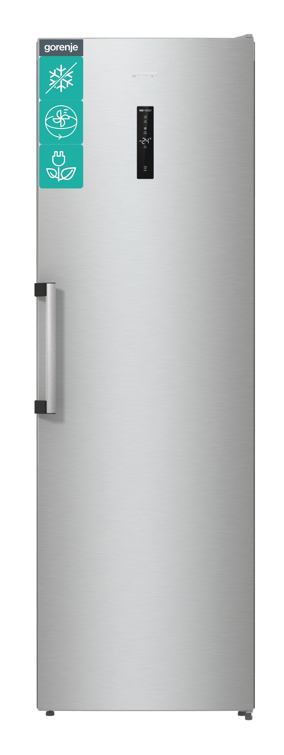 Gorenje FN 619 DAXL6 Gefrierschrank/NoFrost/Inverter Kompressor/FastFreeze/LED Display / 280 Liter/ 185 cm/EEK D/edelstahl