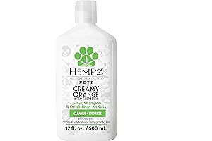 Hempz Petz Cat Shampoo and Conditioner: Pamper Your Feline with Citrus Delight