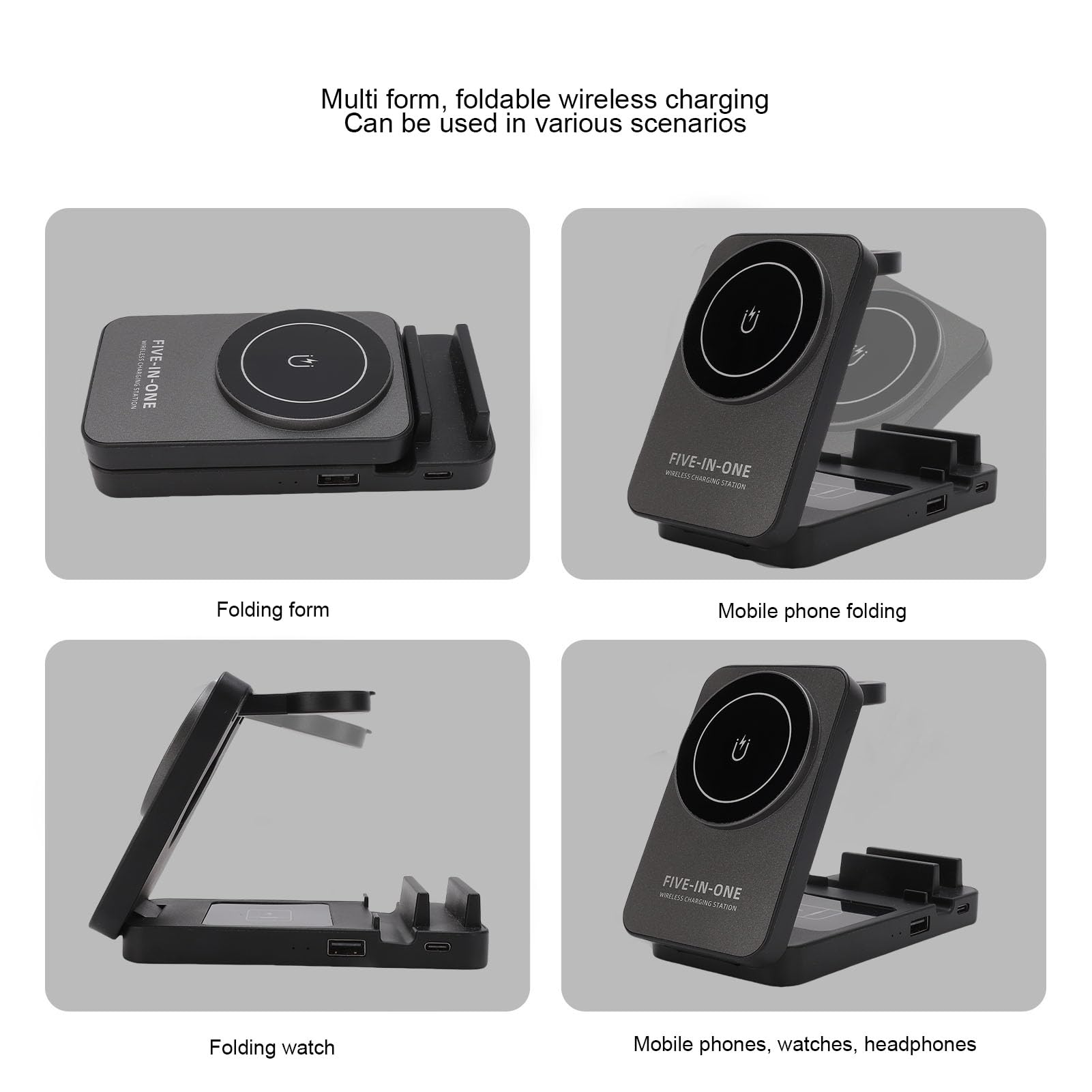 Phone Charging Station Fast Charging Magnetic Charger Stand for