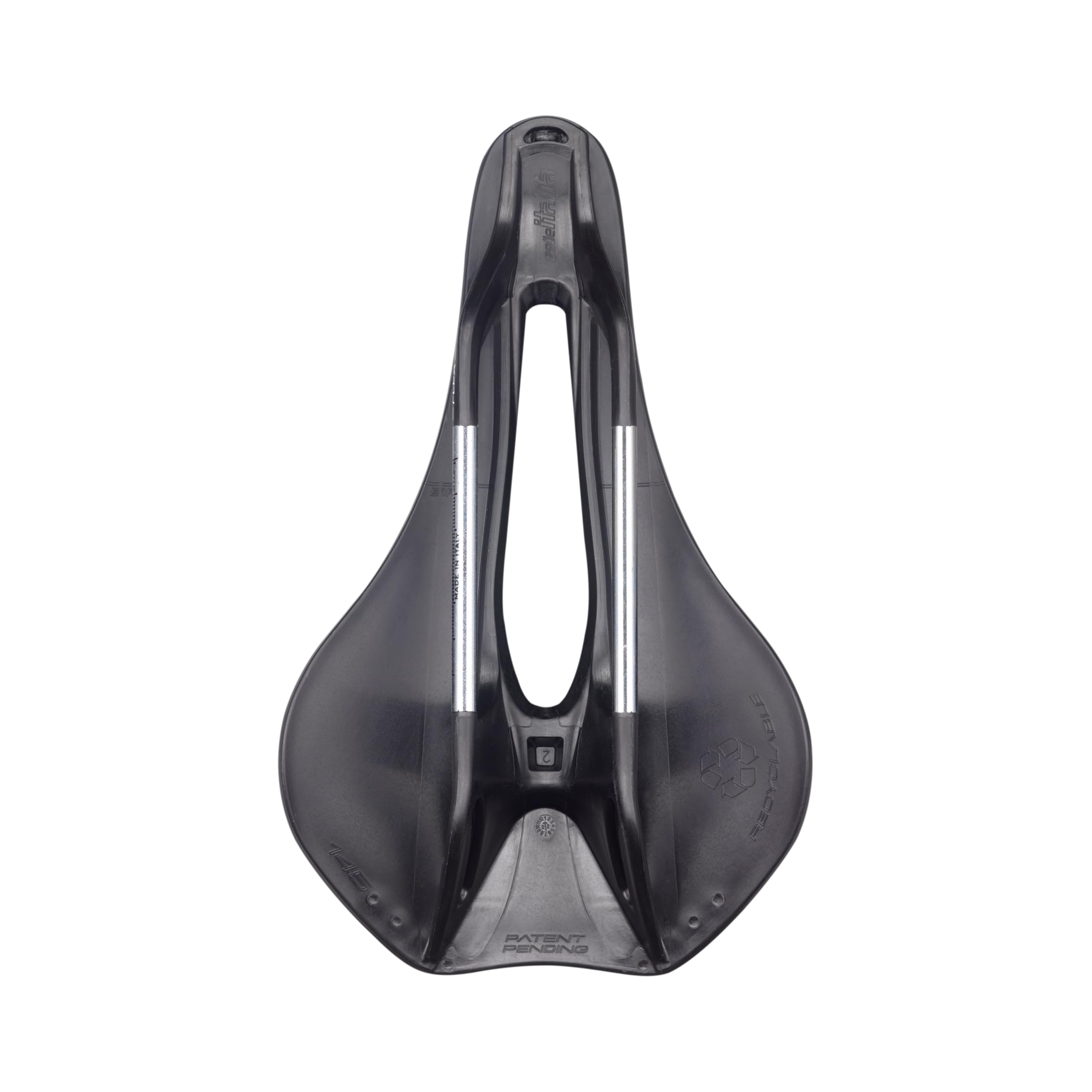 Selle Italia MODEL X - Sella Bici Green 100% Sostenibile, da Strada Comoda in Gel e Foro Superflow, Sella Bici Corsa Future Rides Green