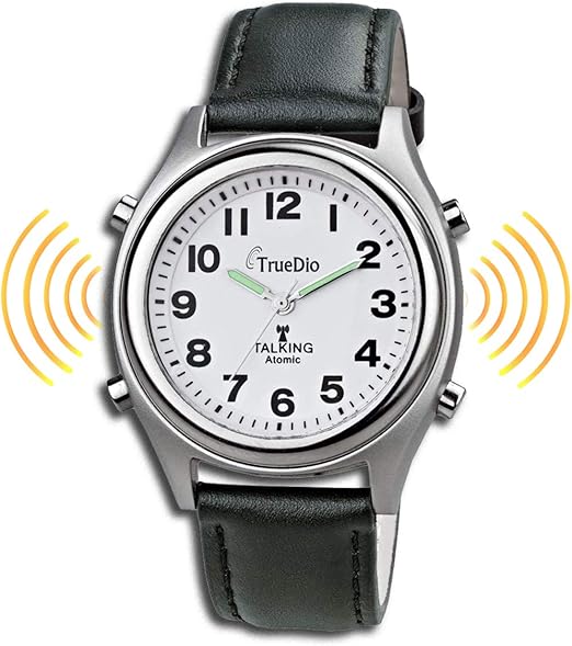 Atomic Talking Watch by Truedio Men's Talking Wrist Watch for