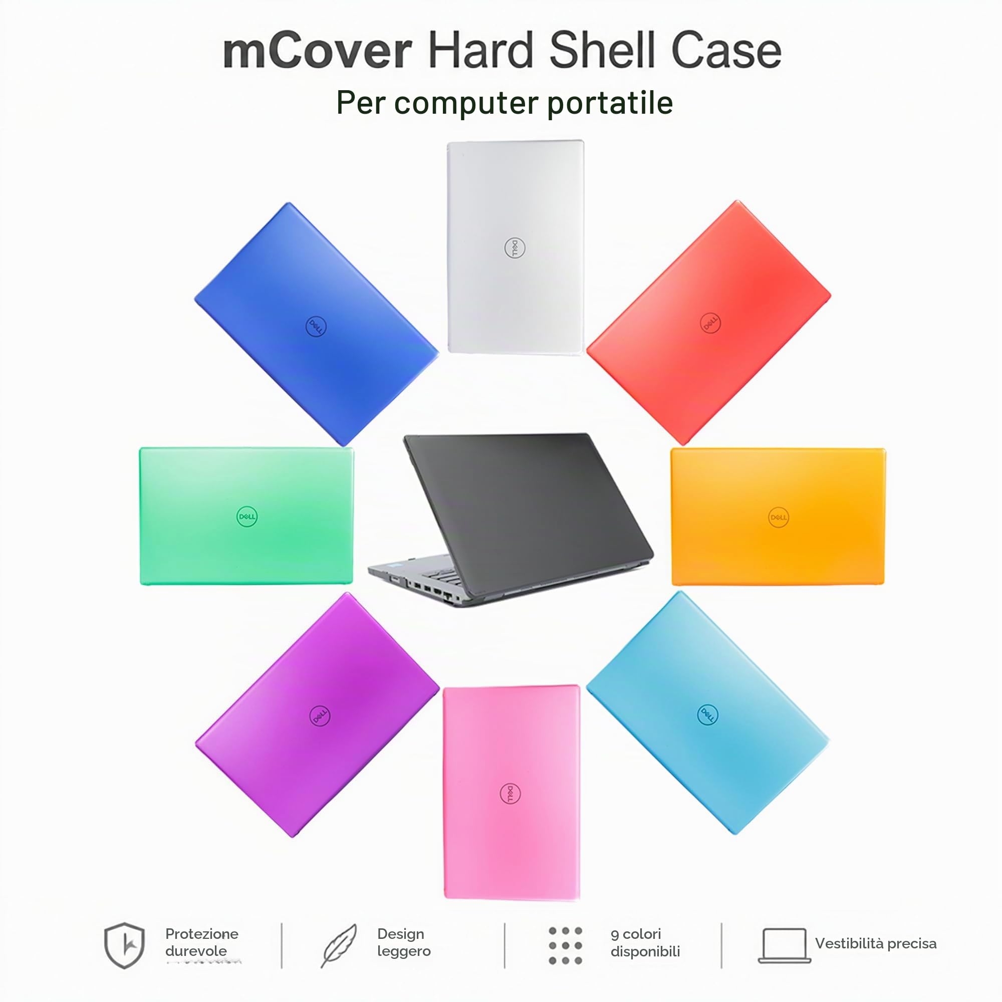 mCover Custodia compatibile solo per notebook Dell Latitude serie 5440 5450/Precision 3480 3490 da 14" (14") 2023 ~ 2025 (non compatibile con altri modelli Dell), rosa