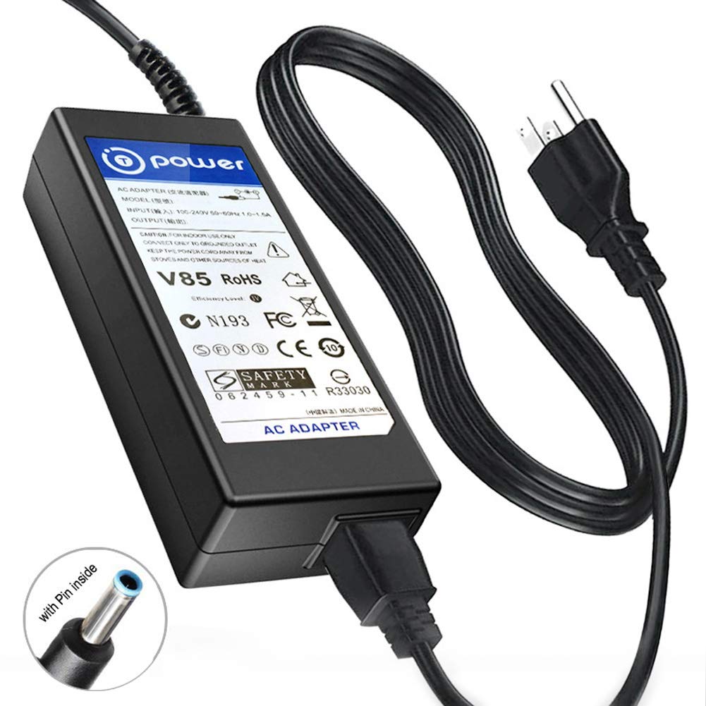 T-Power 40W Ac Dc Adapter for 2in1 HP Split x2 13.3 Tablet PC P,N: 719309-003 721092-001 P,N: E0W59UA Slim Smart-Pin HSTNN-DA35 ADP-45WD B Replacement Switching Power Supply Cord Charger