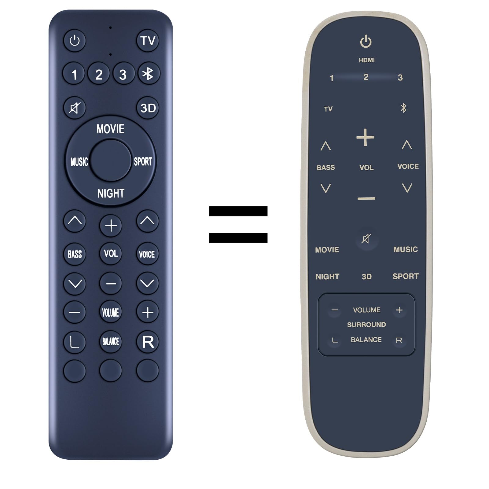 PZL Telecomando di ricambio adatto per Polk Audio MagniFi Max AX SR 7.1.2 Canali, Max AX 5.1.2 Canali Sound Bar