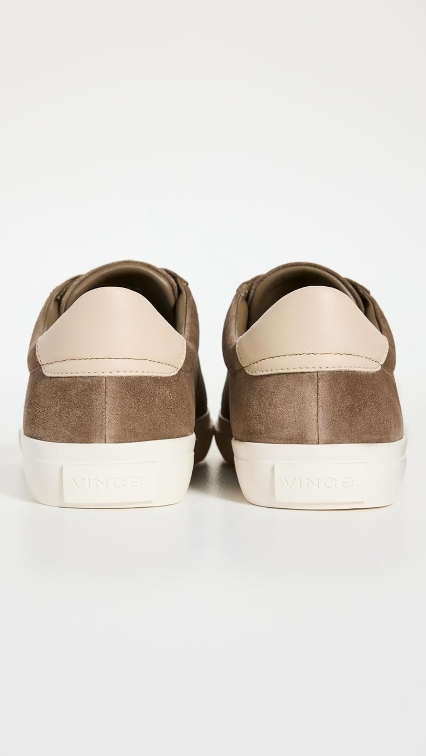 Vince Men's Fulton Suede Sneakers, Flint, 10.5 Medium US - Image 3