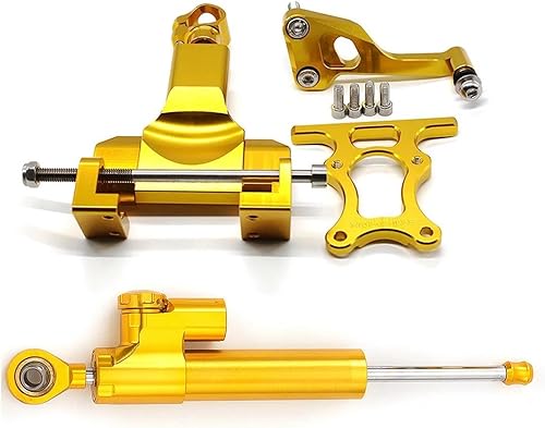 For Yamaha MT07 FZ07 2014-2020 2019 2018 2017 2016 2015 CNC Steering Dampers Motorcycle Stabilize Damper Bracket Mounting Kit (Size  E)