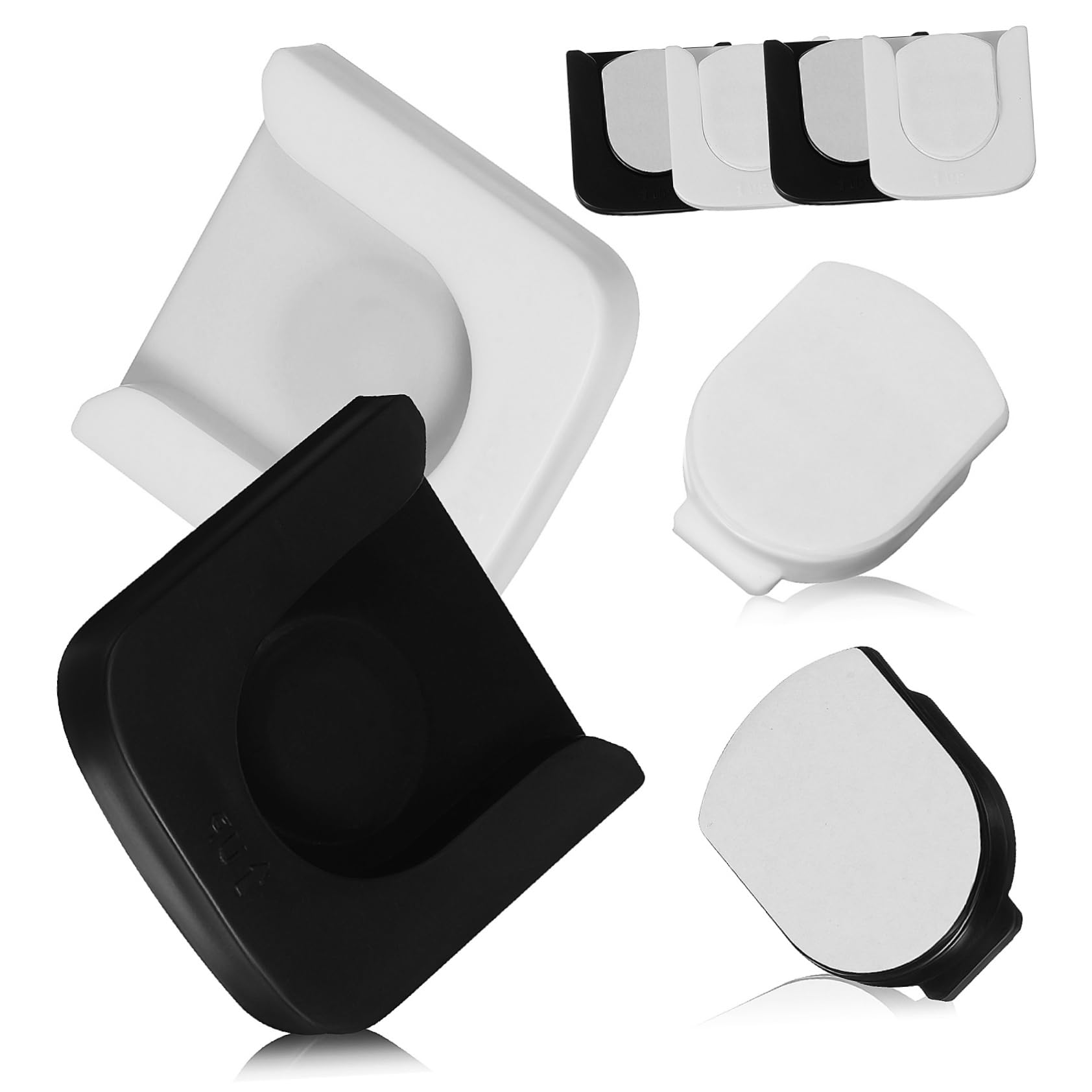PRETYZOOM 4 Set Fibbia Magnetica 6 Pezzi 3 Pezzi Neri/Ciascuno Supporti Per Console Supporto Per Telecomando Telecomando Per Tv Controller Di Cancelleria Cavi Di 6 pezzi * 4