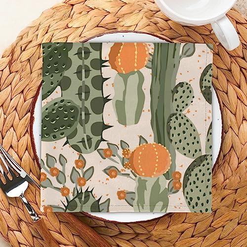 Set de 4 Servilletas de Tela Temática Cactus 20x20 pulg miniatura 5