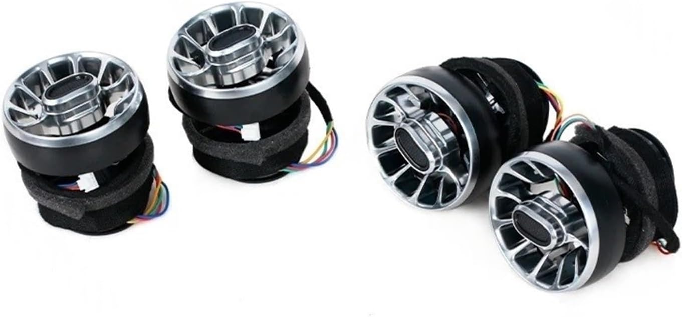 Car LED Front Dashboard AC Air Condition Vent Outlet Accessories Compatible For Benz Smart Turbo Vent Outlet Trim(A)