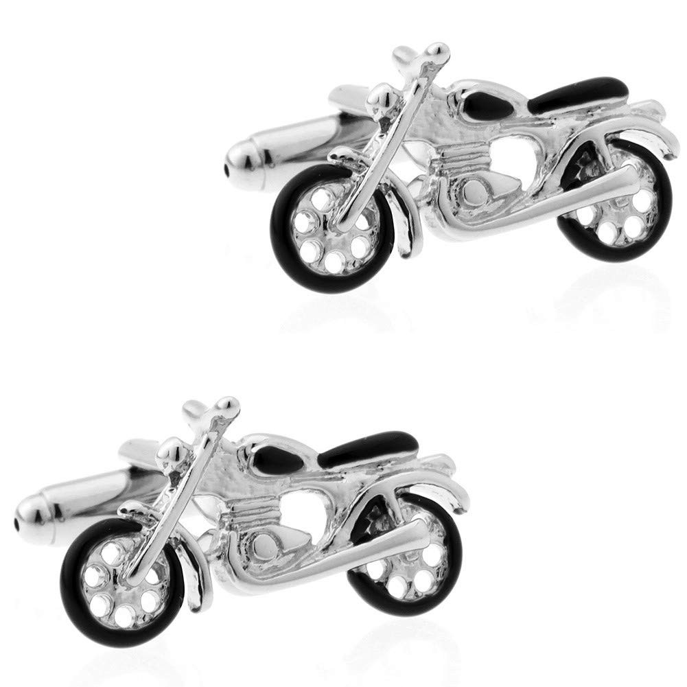 Mens Cufflinks Cuff Studs Set Motorcycle Cuff Links Business Wedding Gifts For Men Women 1 Pair Durability and nice