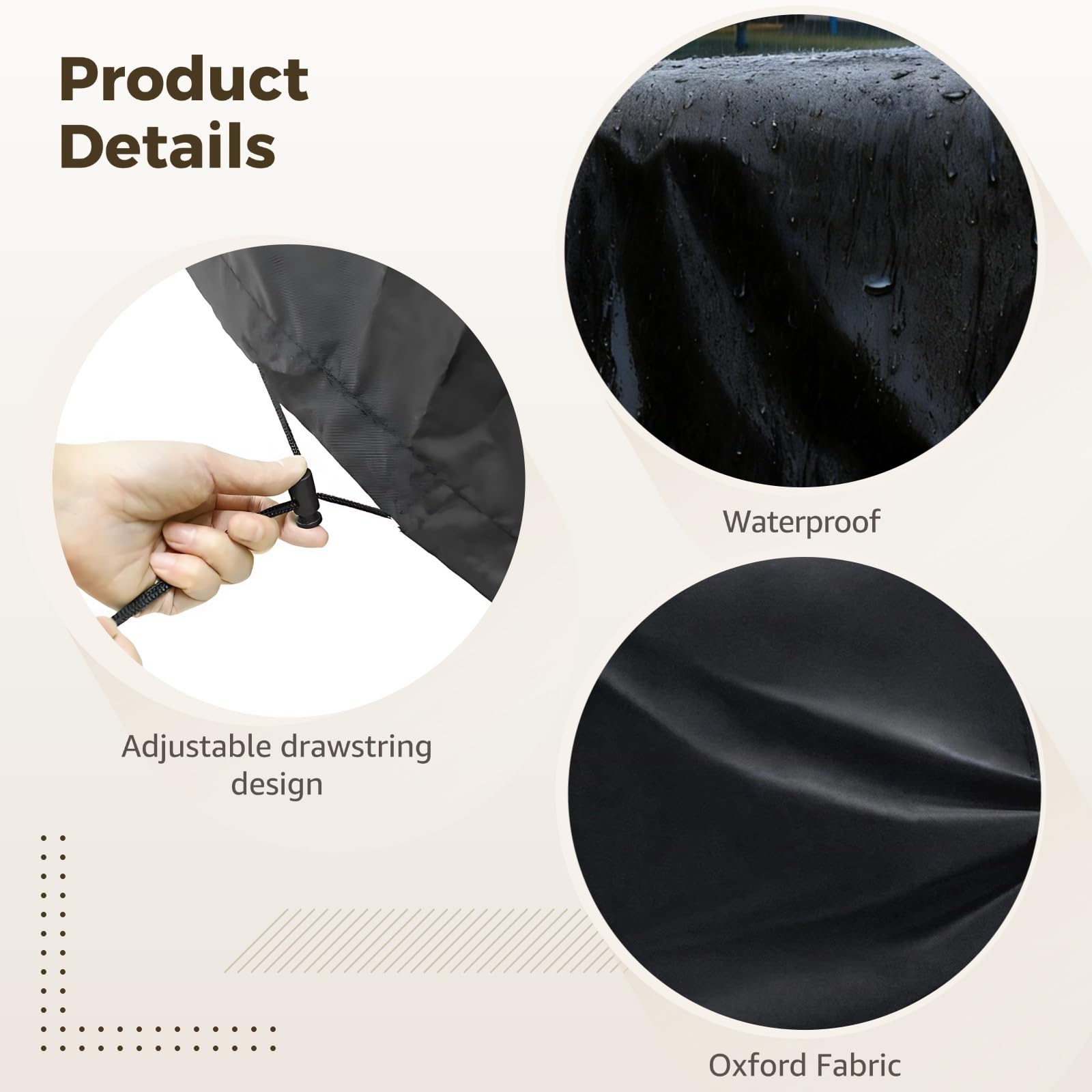 Copertura per tavolo da ping pong, 165,1 x 70,1 x 184,9 cm, tessuto Oxford 210D, resistente, impermeabile, protezione per tutte le condizioni atmosferiche, per ping pong pieghevole, nero