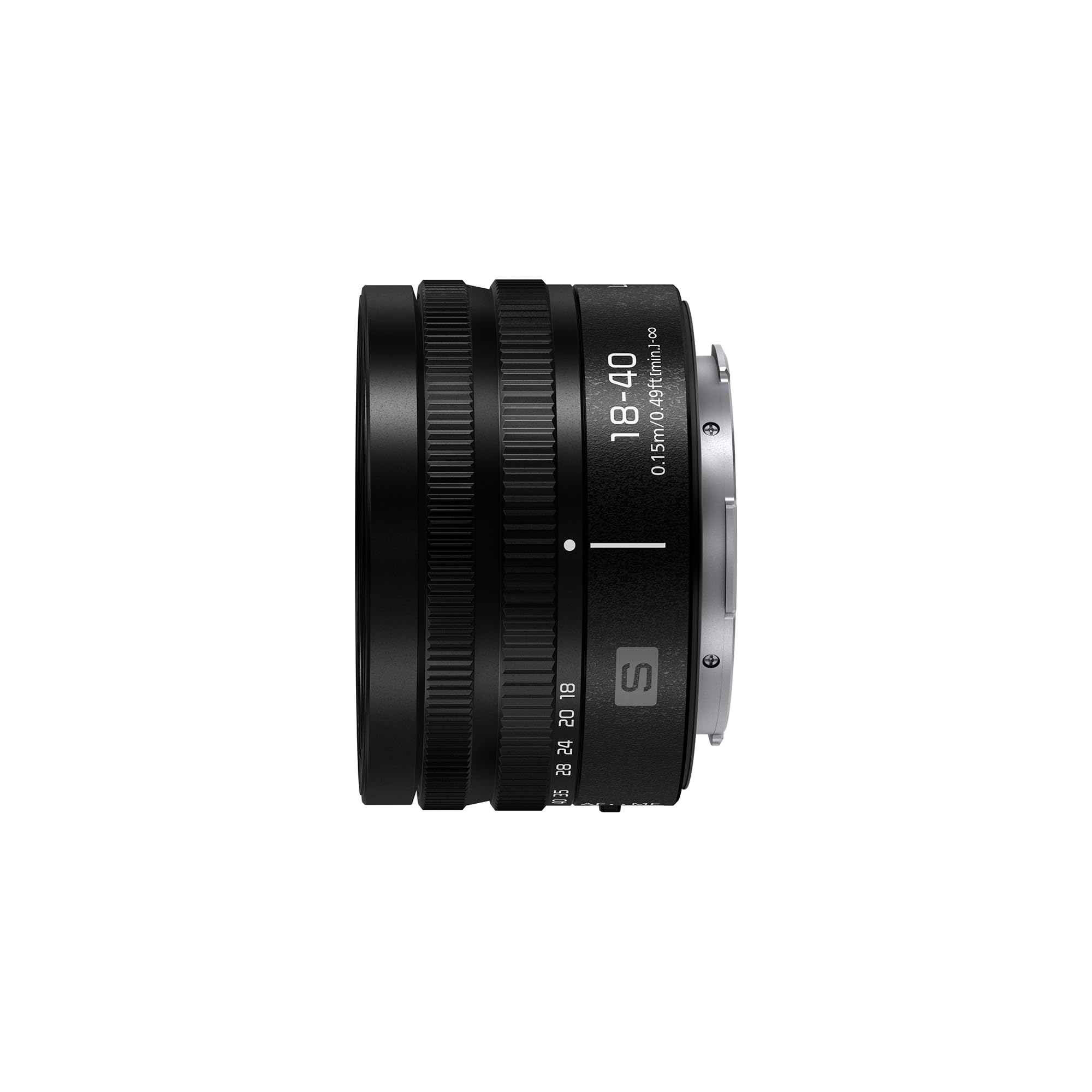 Panasonic Lumix S 18-40mm F4.5-6.3 | Objectif Grand-Angle Polyvalent Plein Format S-R1840E (Grand Angle 18mm, Zoom 40mm, Mise au Point 15cm, Tropicalisé, Compact et léger) Noir – Compatible Monture L