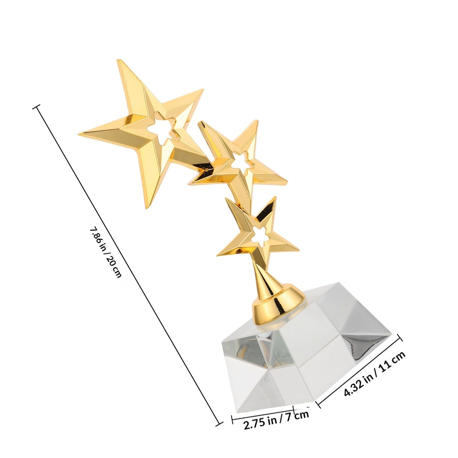 Trofeo Estrella de Pequeño Cristal Aleación y Zinc para Niños