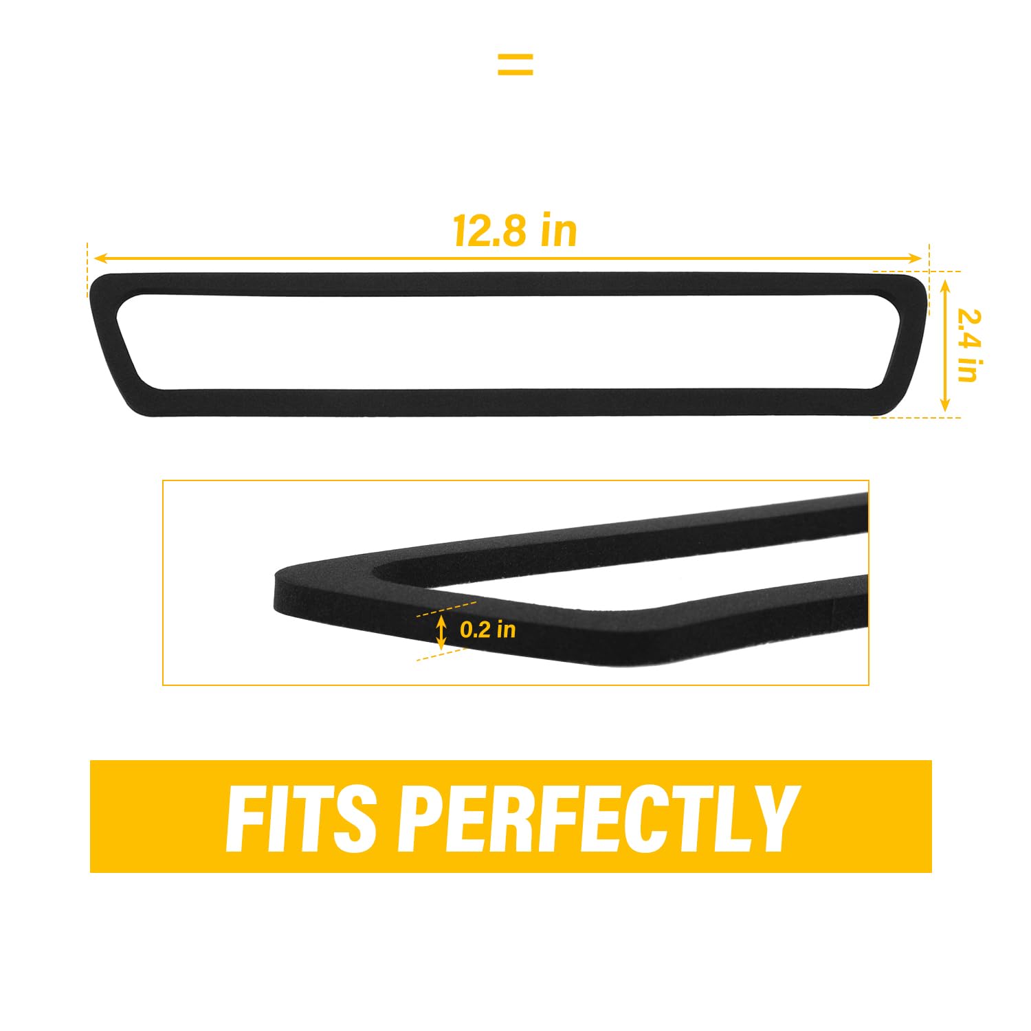 PIT66 Third Brake Light Gasket Seal, Compatible With 2009-2014 Ford F150 (Not Fit For Raptor) In | Whizz High Mount Stop Lights - Foto 7