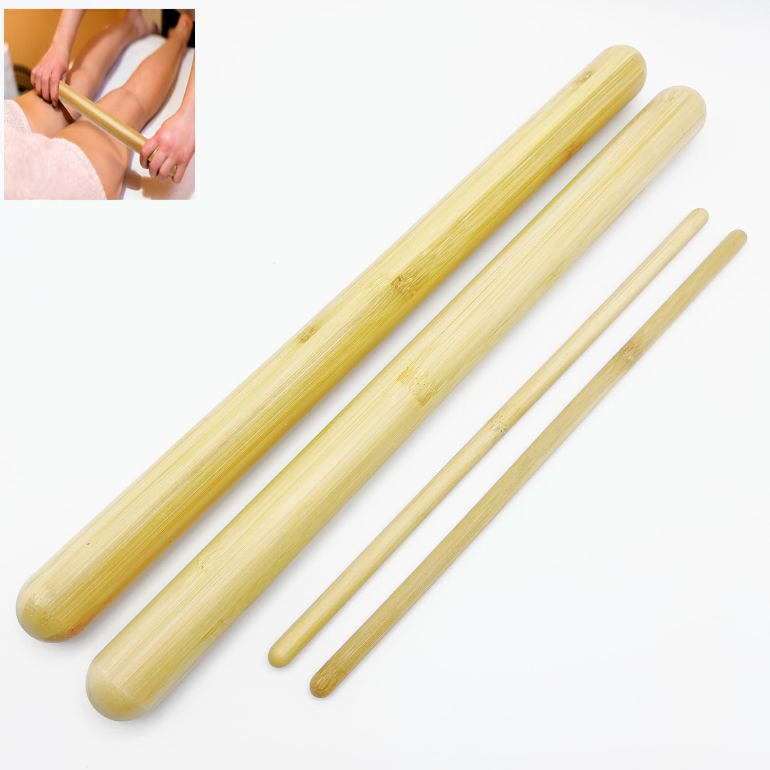 Bamboo Massage Stick Sets for Body Shaping,Bamboo Massage