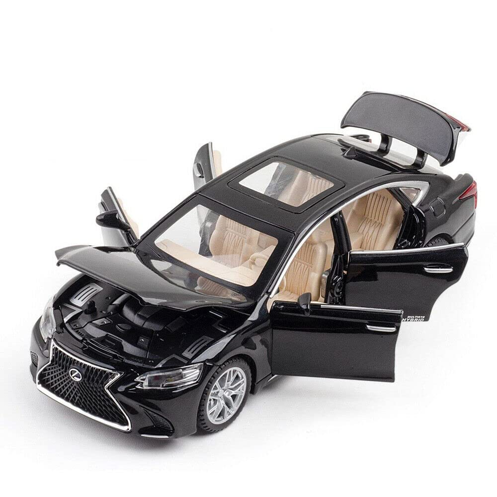 MTG Metro Toys & Gift Lexus LS500H 1:32 Diecast Scale Model Alloy Metal Pull Back Toy car for Kids with Openable Doors & Light, Music Toy Vehicle for Kids - Colors as Per Stock