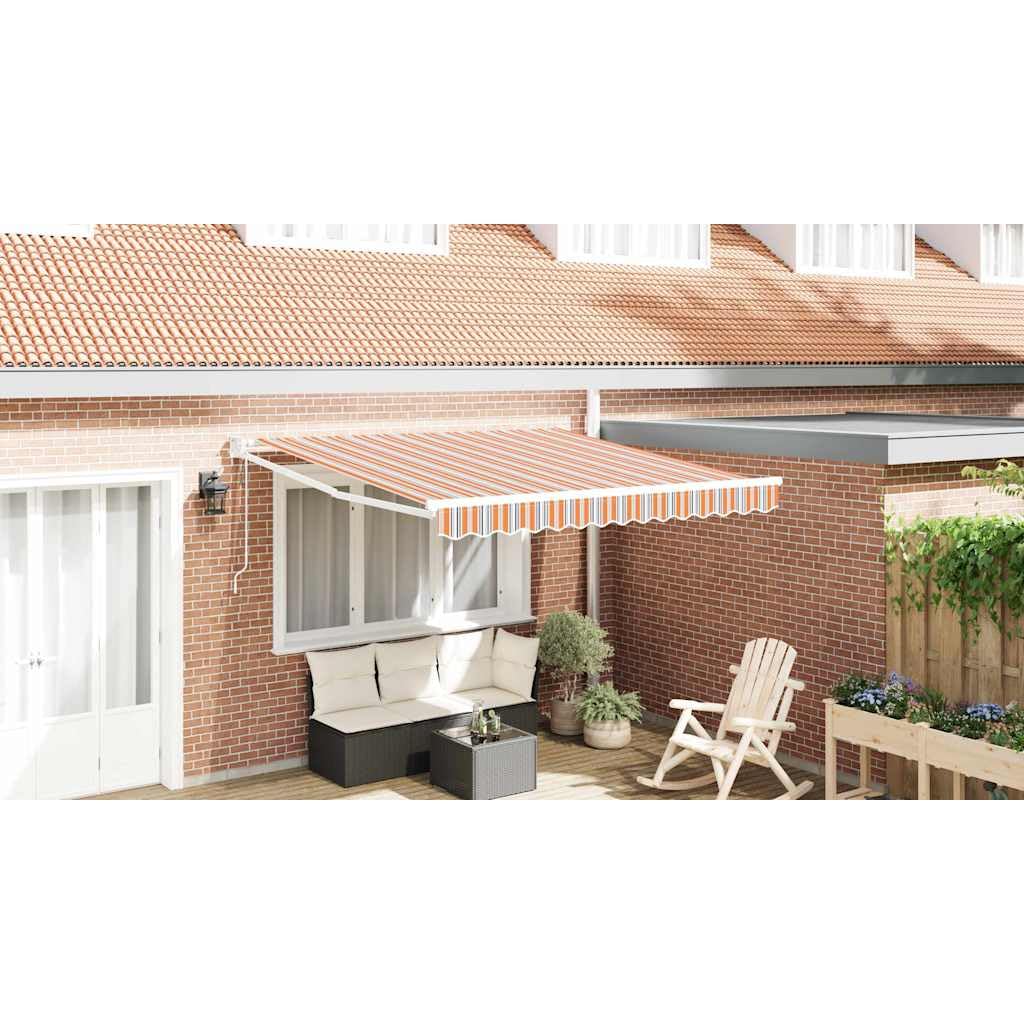 Toldo retráctil con mando a distancia, toldo articulado para terraza y jardín, 300 x 250 cm, marco de aluminio estable y tela de poliéster, sombreado moderno para exteriores