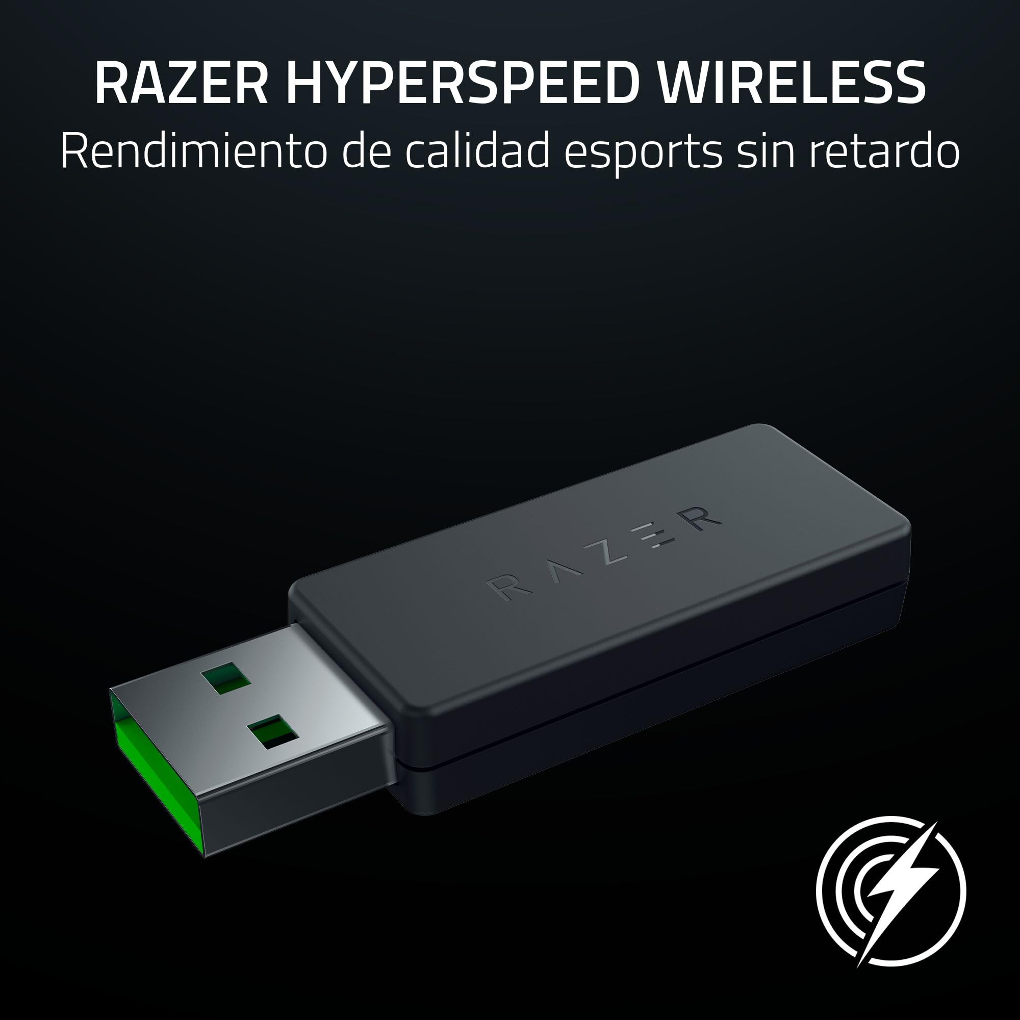 Razer Raiju V3 Pro - Mando inalámbrico e-sports para PlayStation 5 y PC - 4 botones extraíbles y 2 garras de agarre - sticks analógicos TMR - Pro HyperTrigger - Botones Mecha-Táctiles | Negro