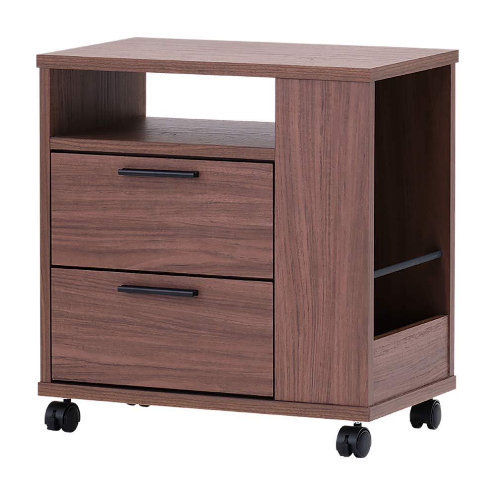 Amazon.co.jp: ISSEIKI サイドワゴン (ミディアムブラウン)【完成品  