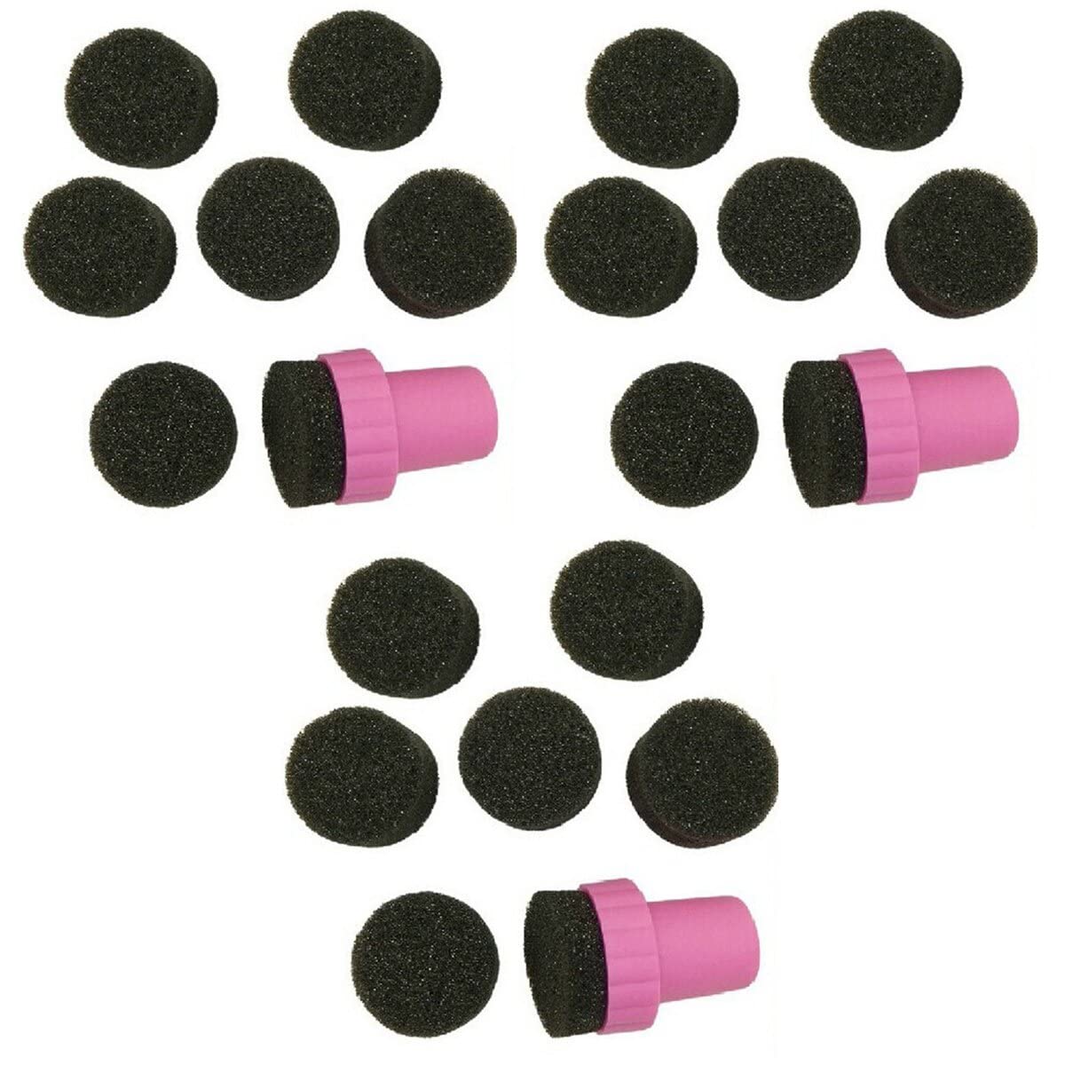 SHERCHPRY 30pezzi Spugnette Per Unghie Strumento Per Nail Art Gradiente Facile Applicazione e Design Per Manicure Professionale e Fai Da Te