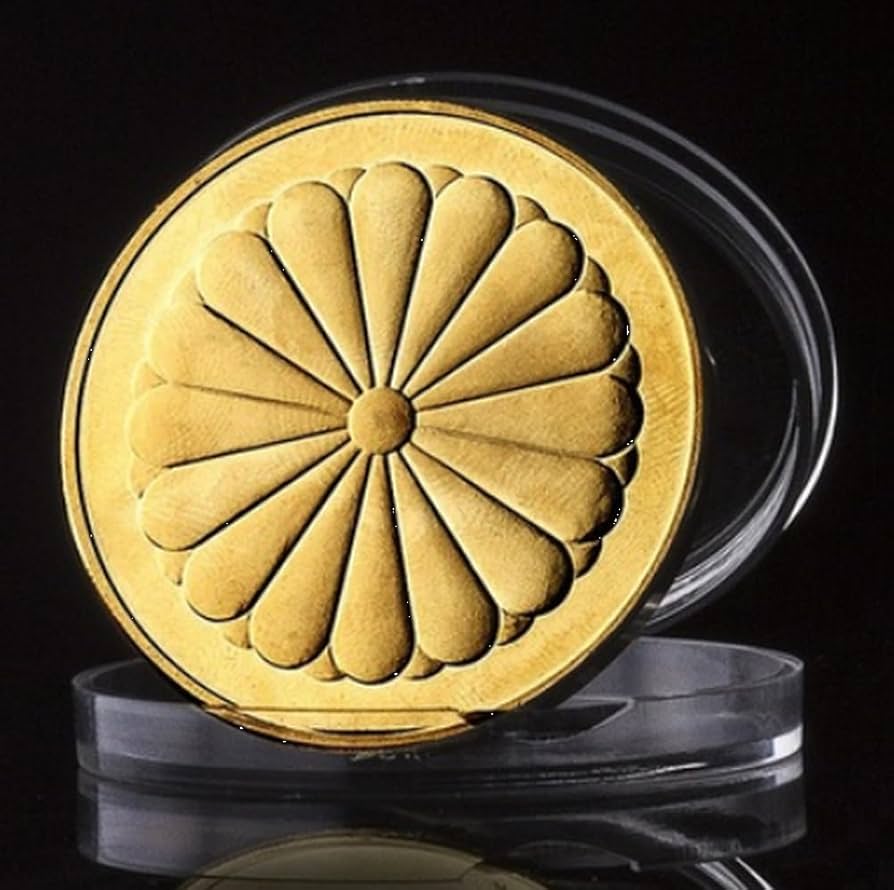 Amazon.co.jp: Anfang 日本金貨 鳳凰 菊花紋章 コイン メダル