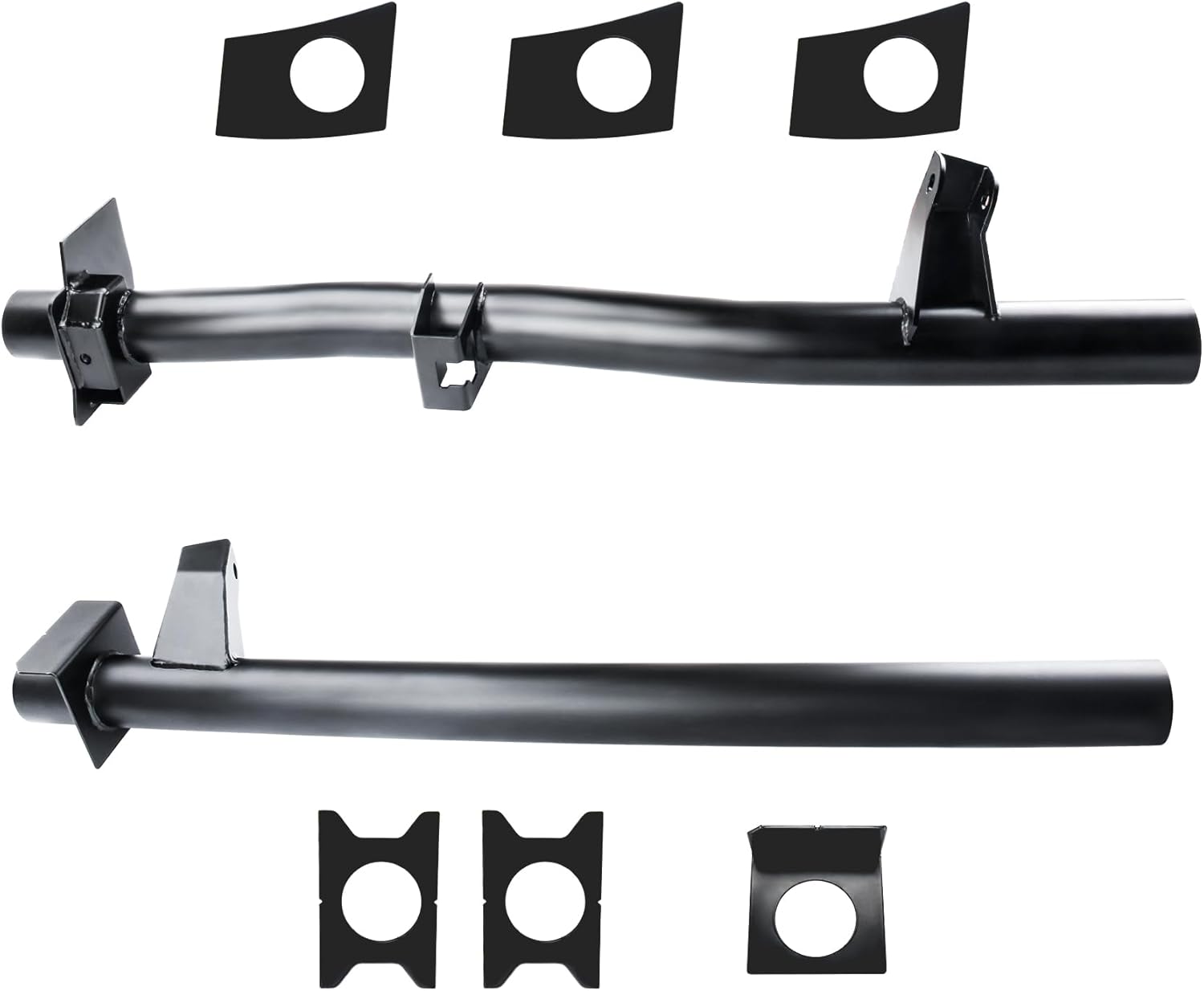 2PCS Rear Fuel Tank Support Crossmember and Rear Shock Mount Crossmember with Bracket for Chevy Silverado 1500 & GMC Sierra 1500 2007-2014