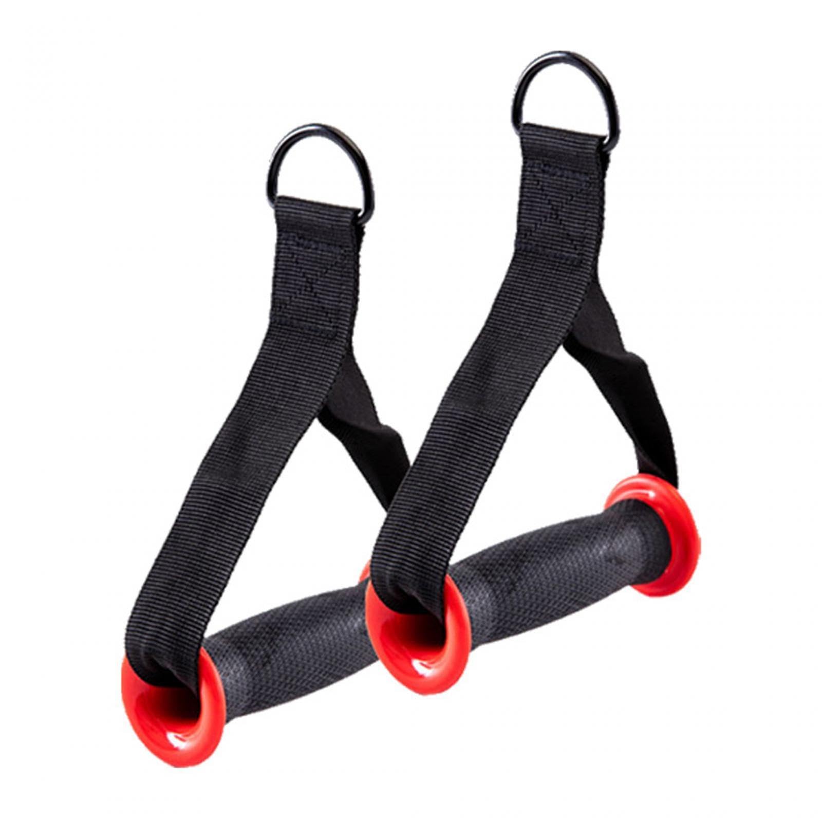 ATORSE 2Pcs Cable Machine Attachment Handles Universal Stretch Tube Pull up Handles-image-22
